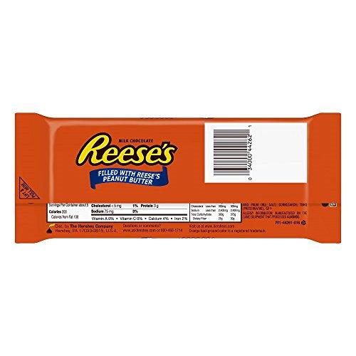 HERSHEY'S REESE's Giant Filled Peanut Butter, (6.8-Ounce Bar, Pack of 12)