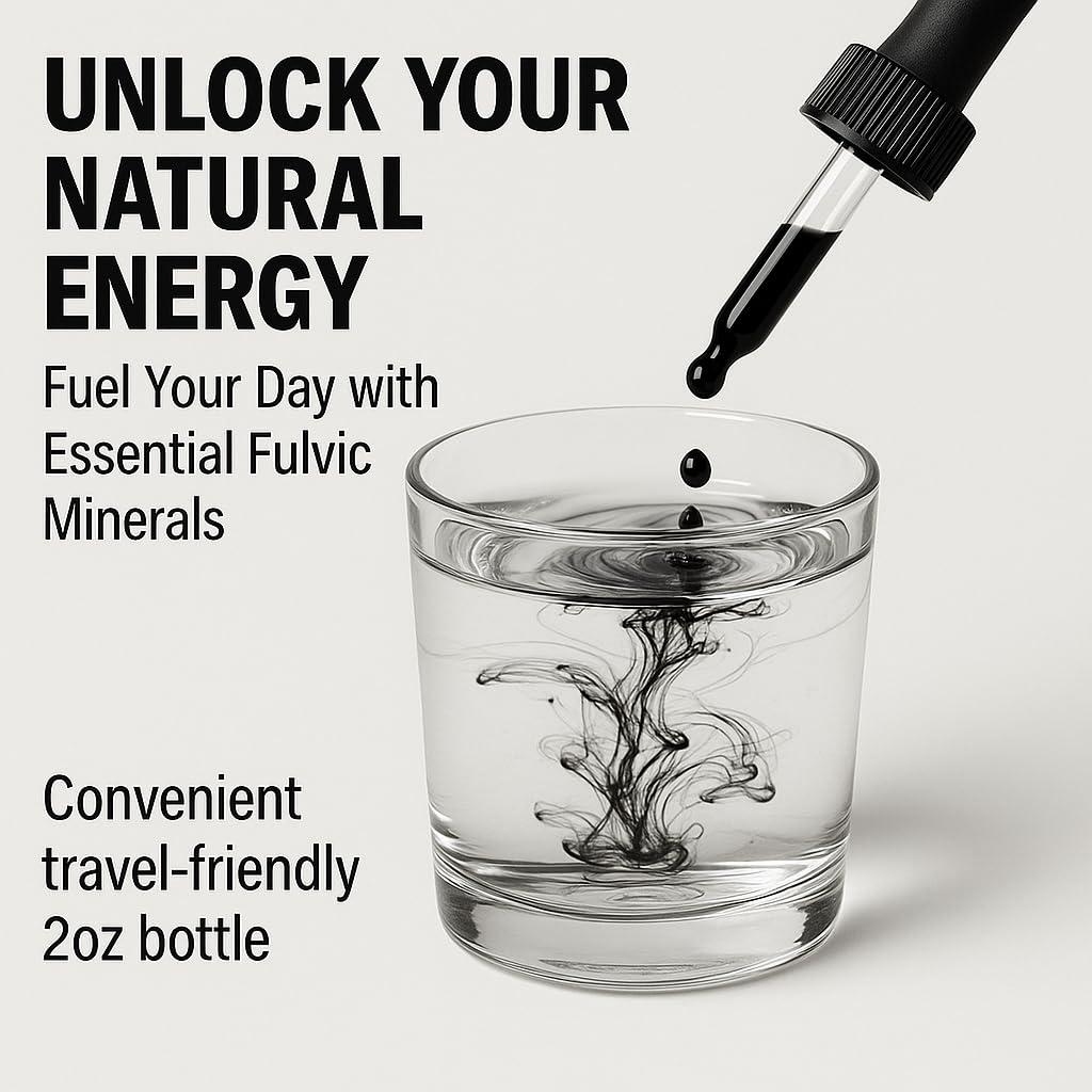 Buried Treasure Buried Treasure Fulvic Mineral Drops - Concentrated Fulvic Acid delivering Trace Mineral Drops as a Colloidal Minerals Liquid Supplement - Supporting Energy with Trace Minerals Electrolytes - 2 fl oz