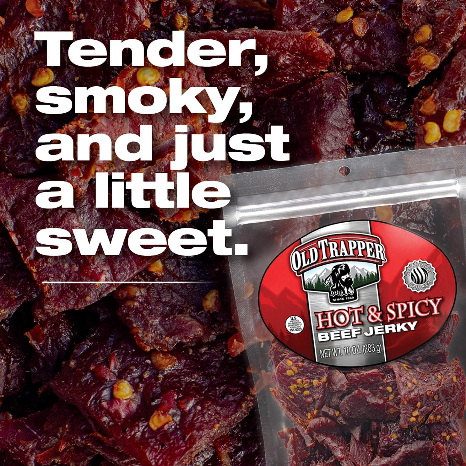 Old Trapper Old Trapper Beef Jerky, Spicy, 10 Ounce