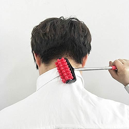 JIAHAO JIAHAO Back Roller Massager Telescopic Massage Roller Relaxation Hand Massage Tool Facial Hands and Feet Back Body Roller Massage Random Colour