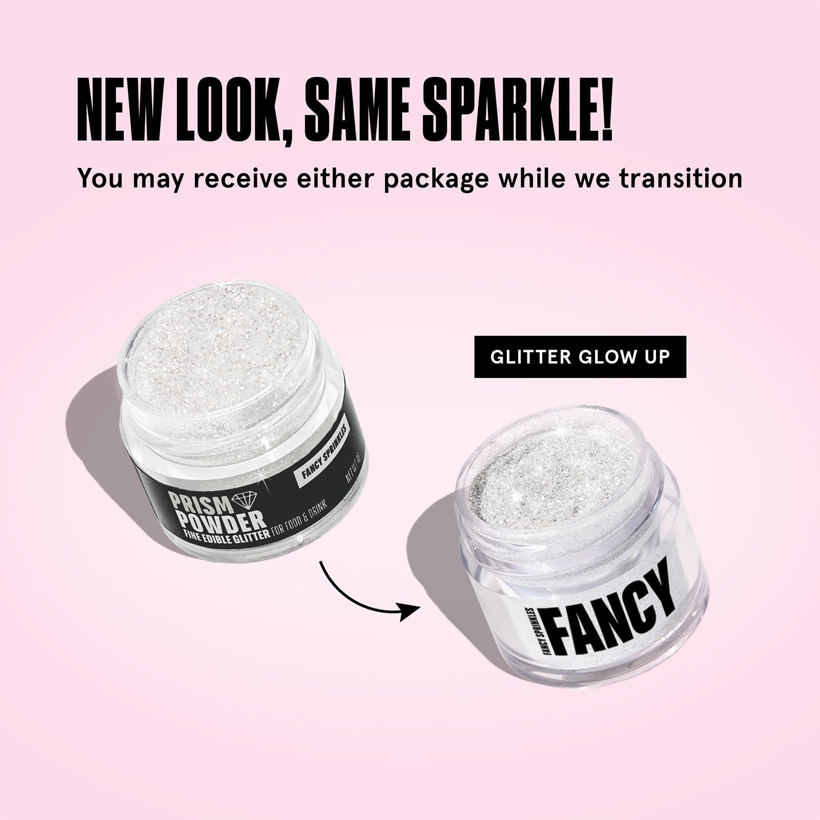 Fancy Sprinkles Fancy Sprinkles Onyx Black Premium Edible Glitter, 100% Edible Glitter for Sparkling Food & Drinks No Taste or Texture (4gm)