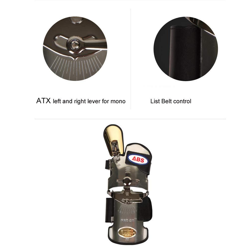 [ABS ROBOWRISTOEM] ABS ROBOWRIST Gold Finger Right Hand Bowling Wrist Support Accessories (Small)