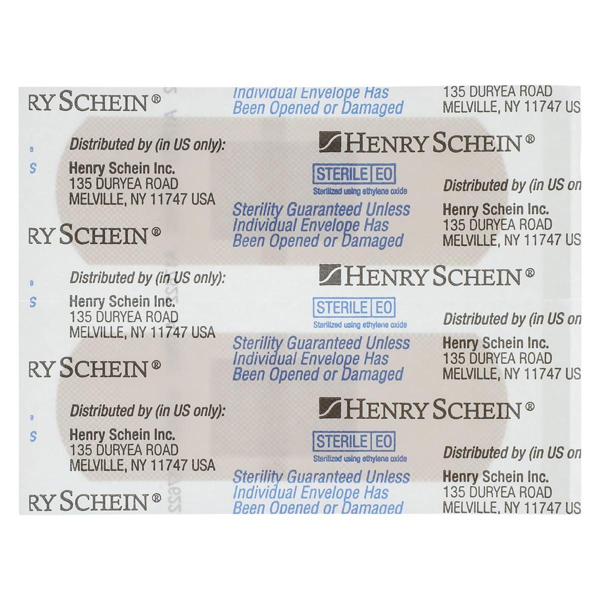 Henry Schein Henry Schein Adhesive Sheer Bandage Strips, 1\" x 3\", Sterile, Box of 100