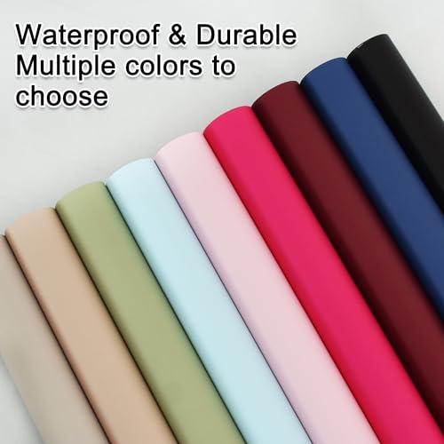 BEISHIDA BEISHIDA Light Blue Wrapping Paper Matte Solid Color Gift Wrapping Paper Roll Waterproof Floral Wrapping Paper,Packing Paper for Birthday,Valentine\'s Day,Christmas,Graduation (22.8in X 32.8ft)
