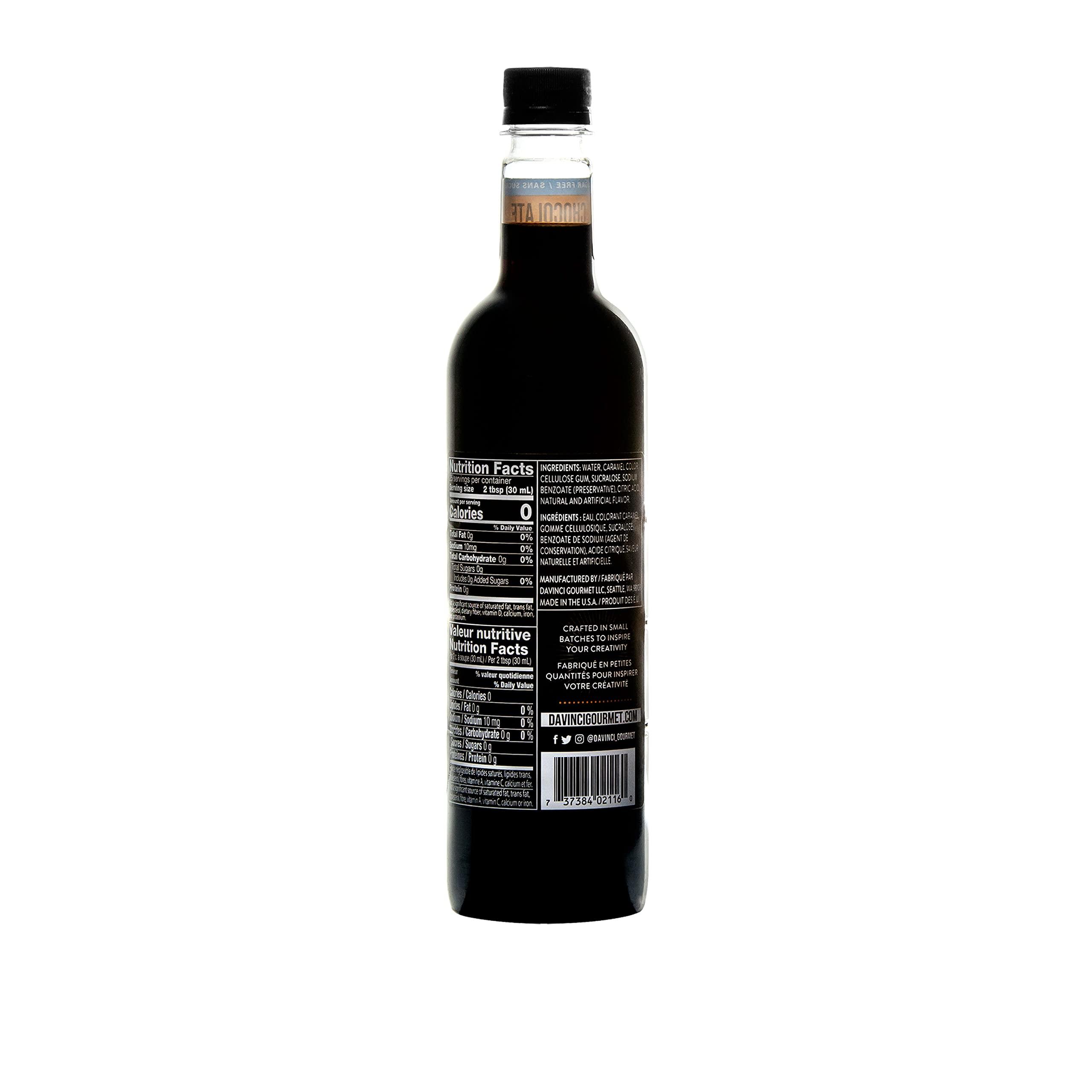 DaVinci Gourmet DaVinci Gourmet Sugar-Free Chocolate Syrup, 25.4 Fluid Ounce (Pack of 1)