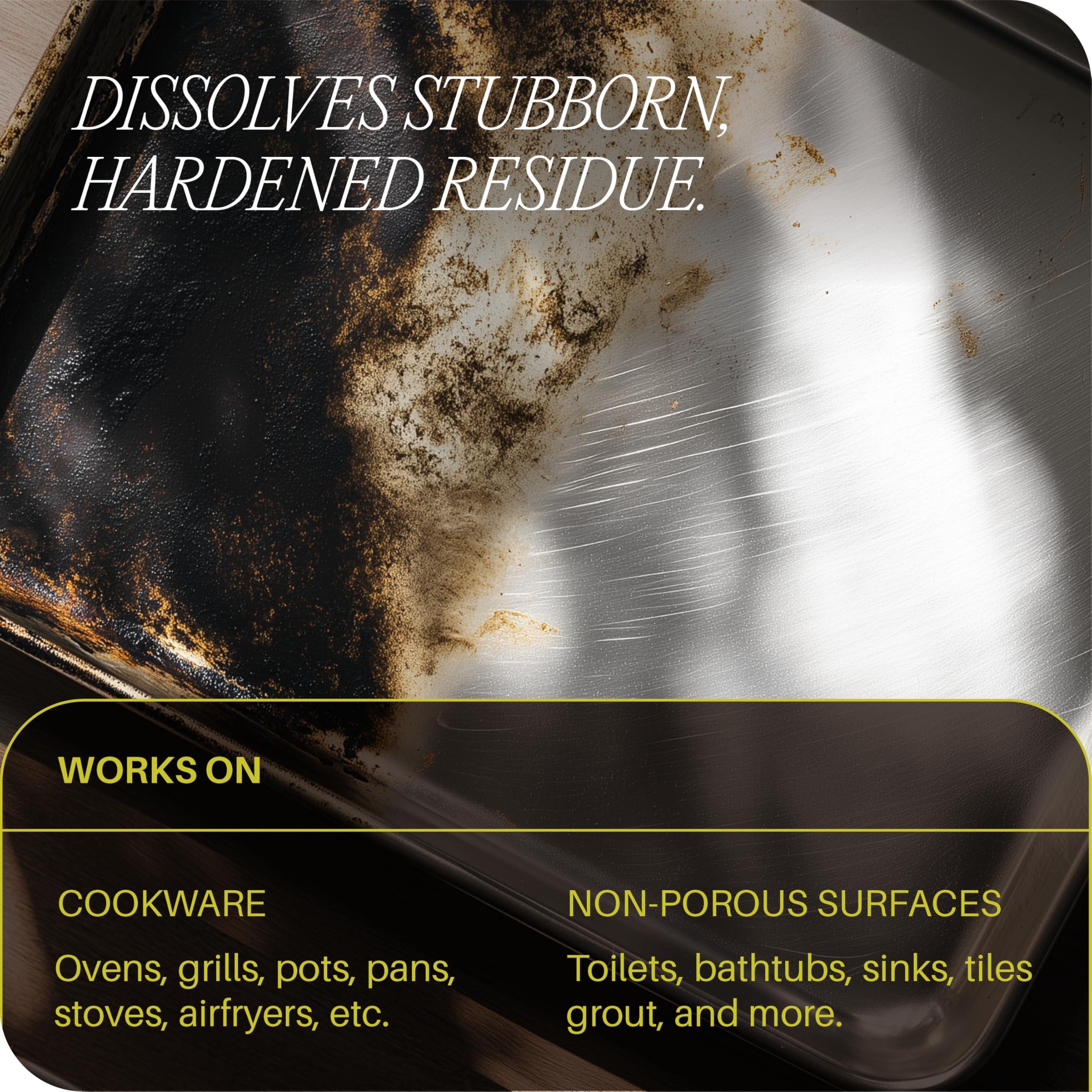 Everneat Everneat Oven Scrub (16oz): Natural Oven Cleaner and Kitchen Cleaner | Heavy Duty Oven Cleaner & Oven Rack Cleaner Kit | Fume-free & Safe to Clean All Ovens (Unscented)