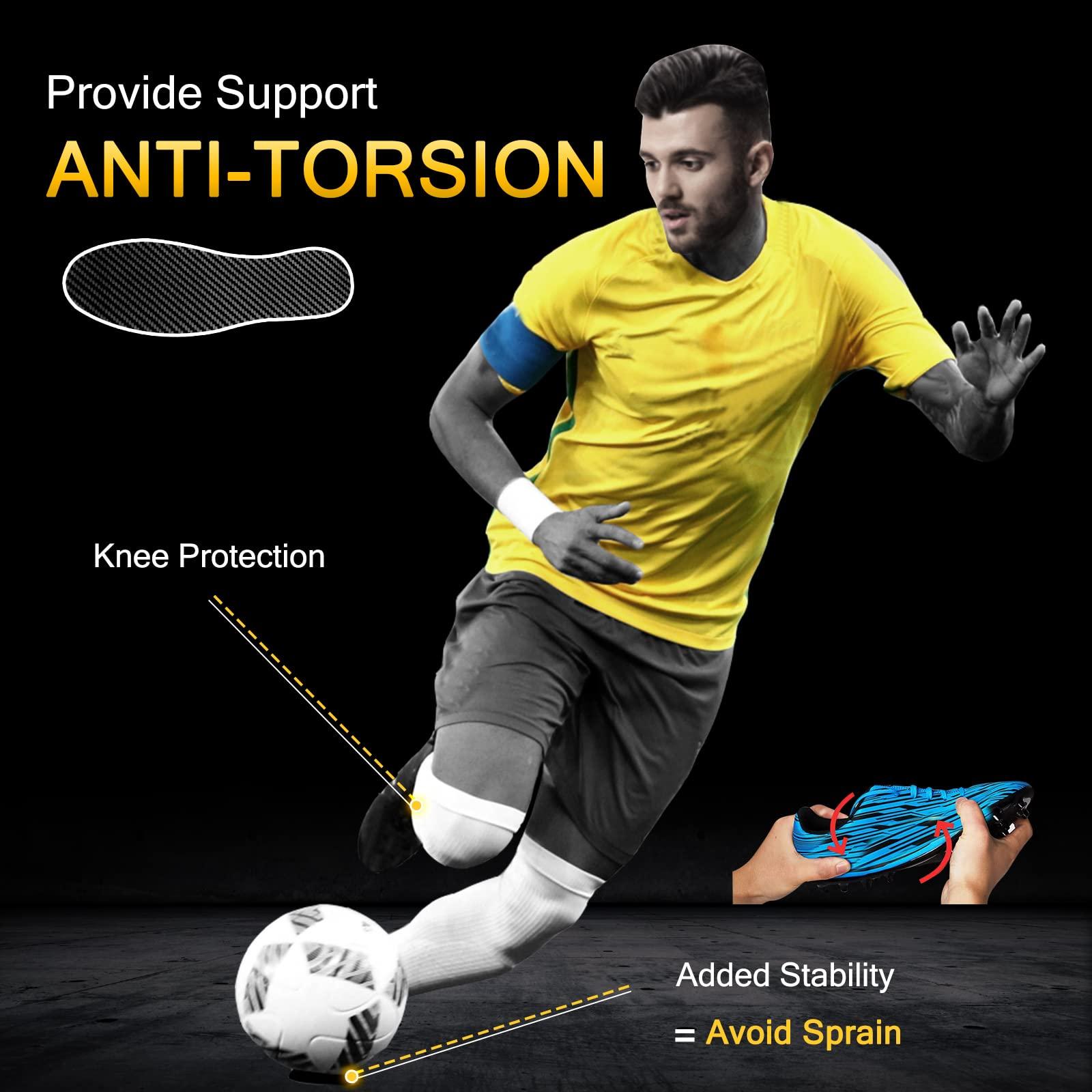 Docarbonfi Carbon Fiber Insoles for Sport, Foot Support Performance Insoles for Athletes-Reduces Shock to Increase Energy Return & Injury-Preventing, Sport Insole fit for Playing Basketball,Soccer,Running, 235mm