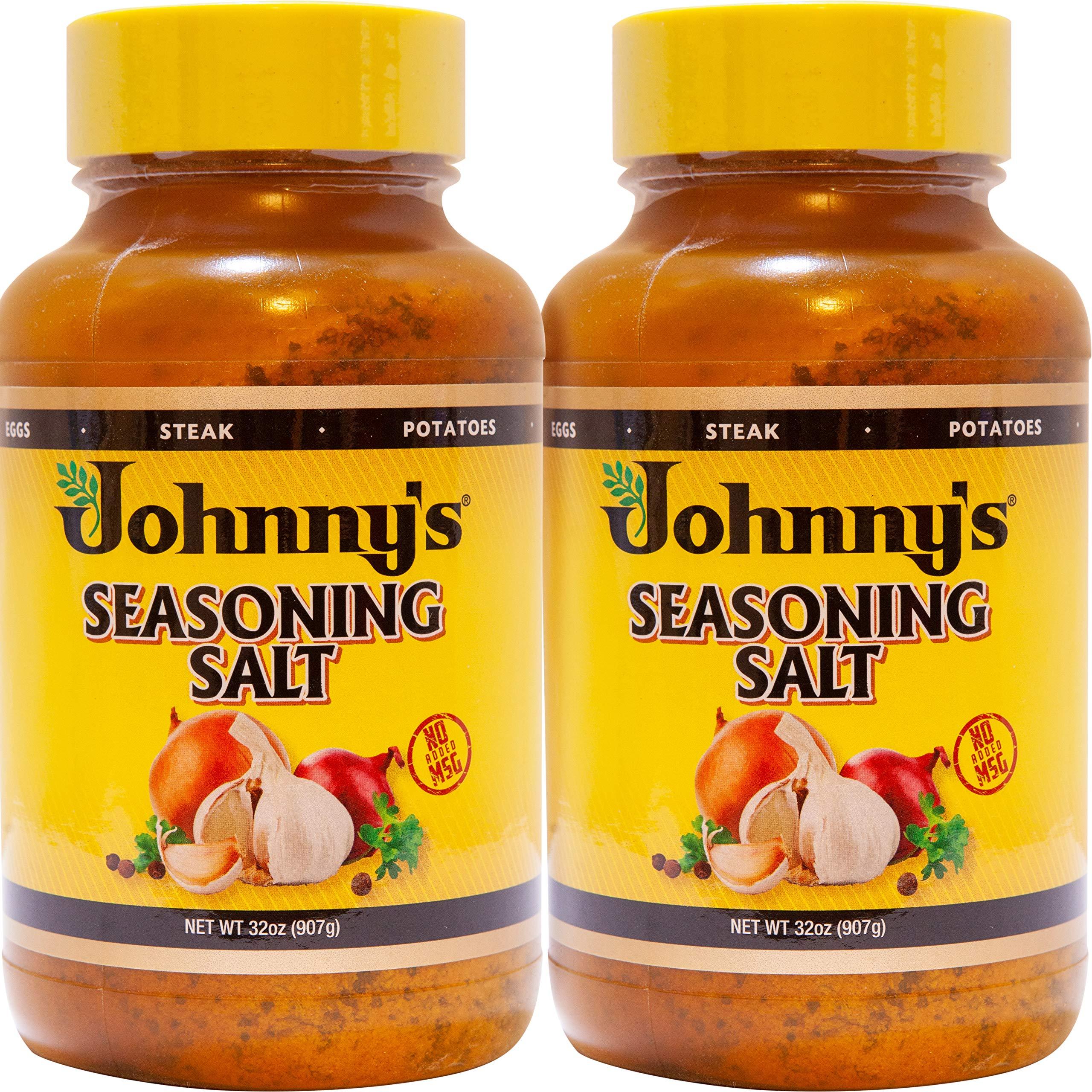 Johnny's Johnny's Seasoning Salt, 32 Oz (Pack of 2)