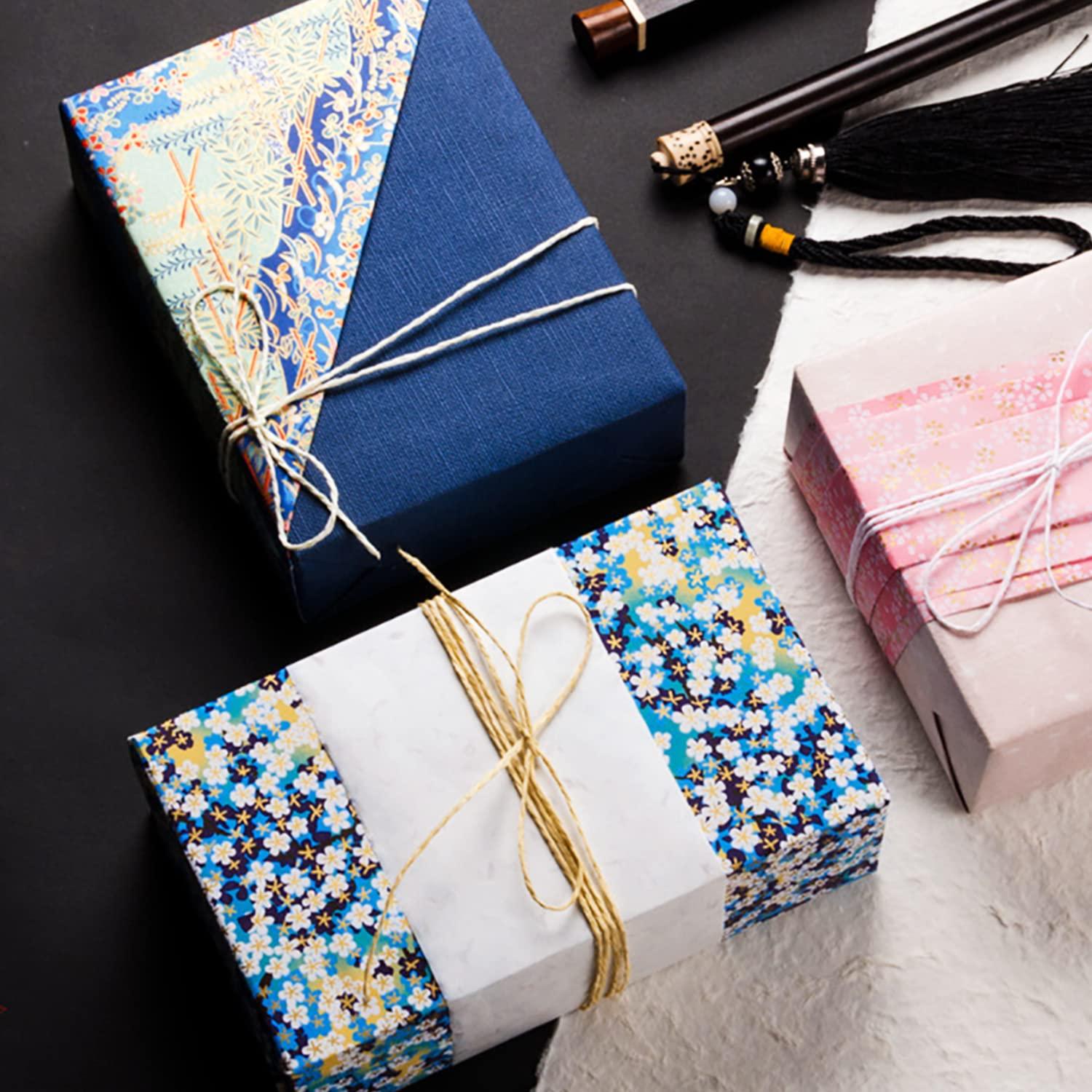 Generic Wrapping Paper,Japanese Style Gift Wrapping Paper,Flower Pattern Wrapping Paper Roll for Birthday,Wedding,Baby Shower,Christmas,Pack of 10,S4