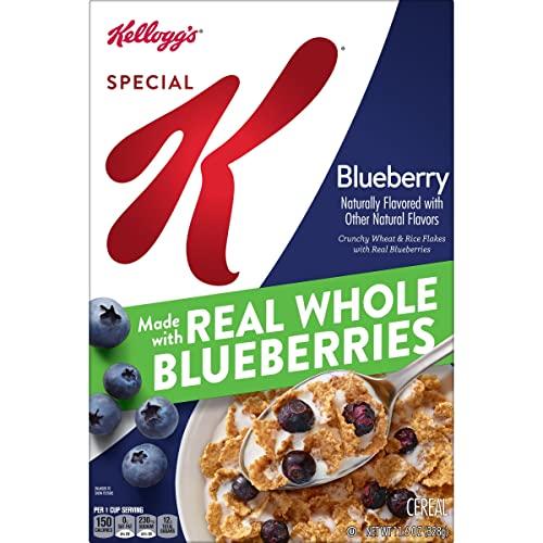 Special K Special K Breakfast Cereal, 11 Vitamins and Minerals, Made with Real Blueberries, Blueberry, 11.6oz Box (1 Box)