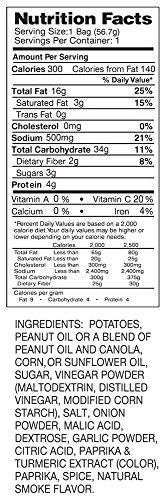 Dirty Potato Chips Dirty Kettle Potato Chips, Funky Fusion, 2 oz. Bag, 25 Count Gluten Free, Skins On, Crunchy Chips, Great for Lunches or Snacking on the Go