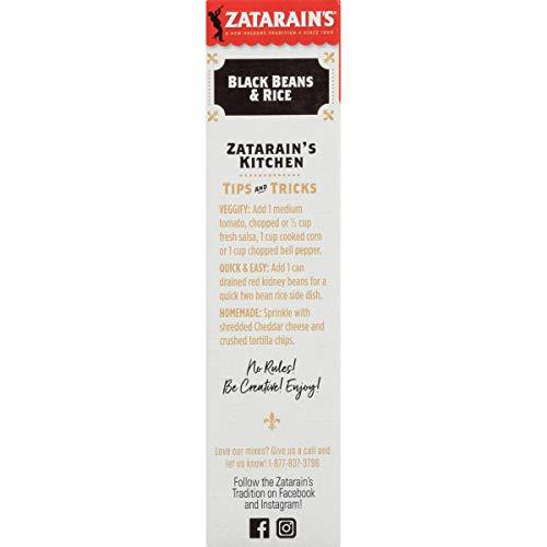 Zatarain's Zatarain's Black Beans and Rice Mix, 7 Ounces - Pack of 4
