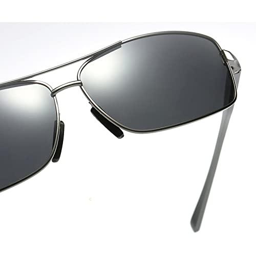 mincl Sports Polarized Bifocal Reading Sunglasses for Men Women. Tinted Bi-Focal Sun Reader with Magnification (gray, 1.5)