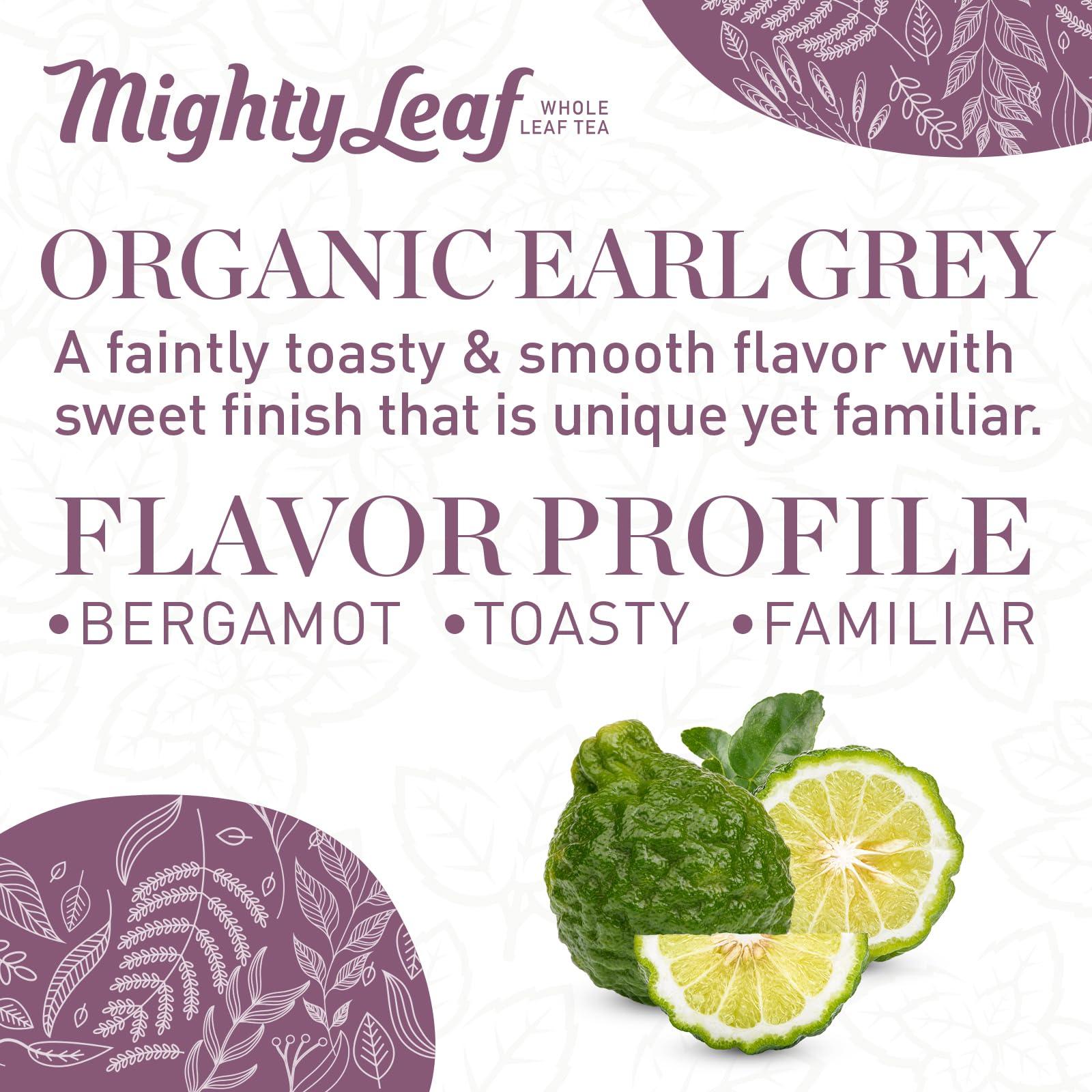 Mighty Leaf Mighty Leaf Organic Earl Grey Tea, 100 Tea Pouches