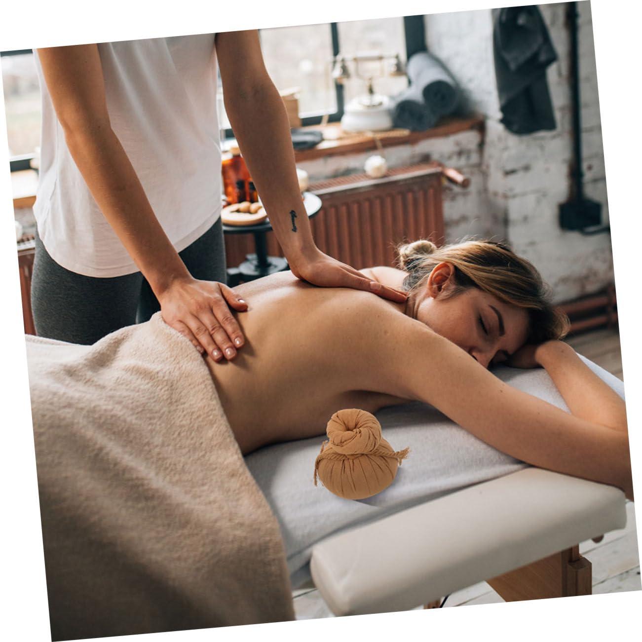 FOMIYES FOMIYES Thai Style Massage Balls Thai Herbal Compress Ball Warming Bags Chinese Herbal Bags Natural Refreshes Body Herbal Massage Compress Ball