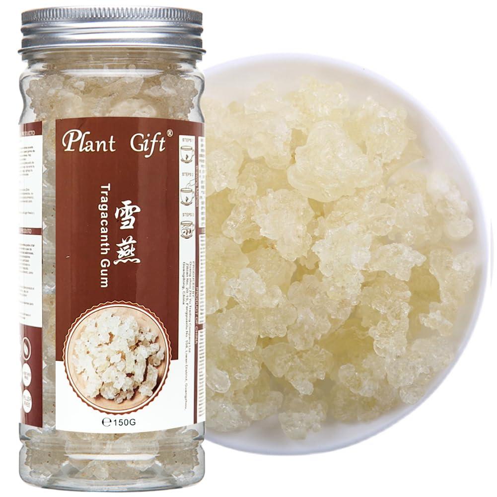 Plant Gift Plant Gift Wild Edible Gum,Tragacanth Gum ?? Snow Swallow xueyan No Colors, NON-GMO 150g / 5.29oz
