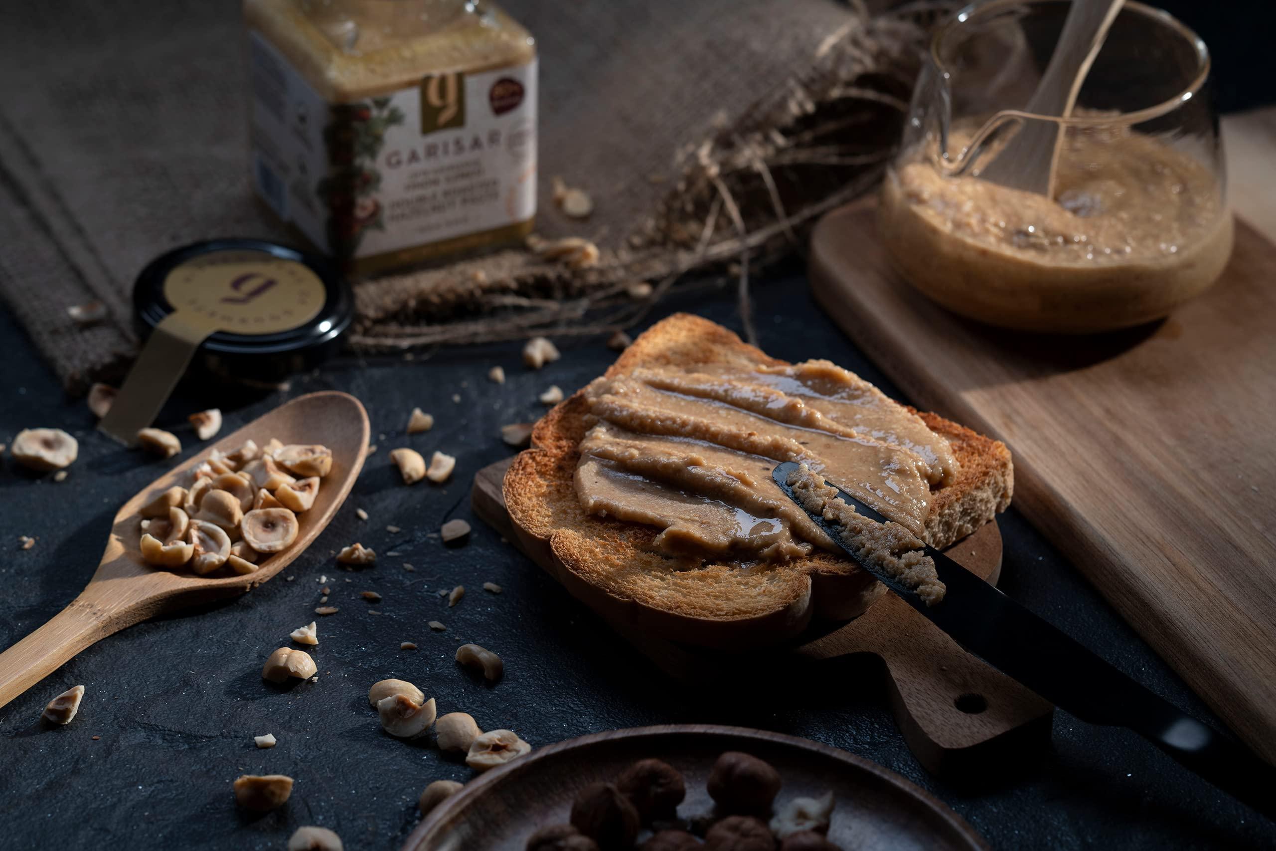 Garisar Garisar - Double Roasted Hazelnut Paste Pure Natural, No Additives, Non-GMO - 80% Hazelnut - 6.03 oz (12)