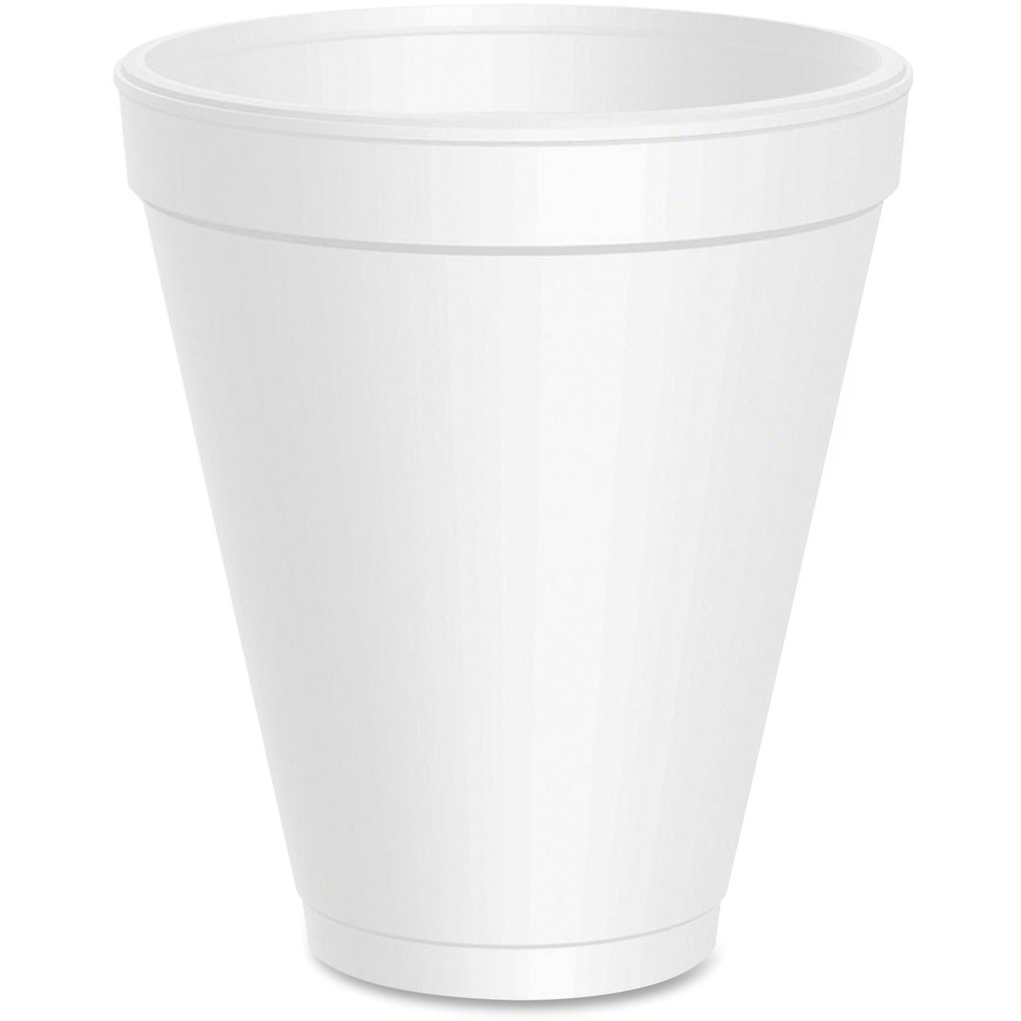 DART 5.7\" Foam Cups 25/Bag in White