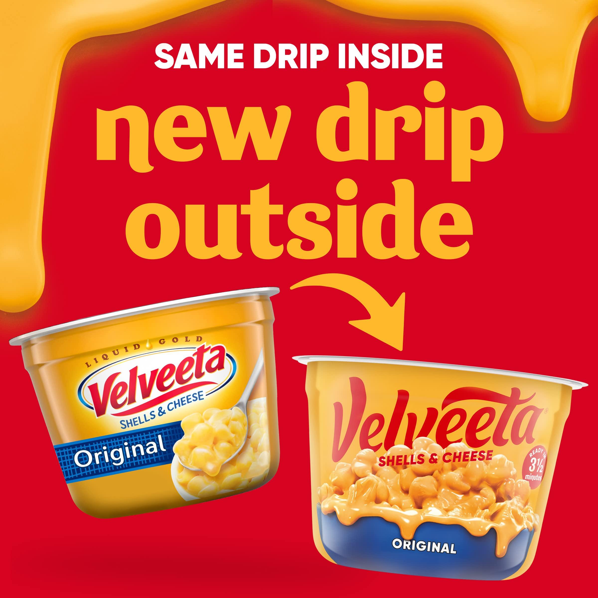 Velveeta Velveeta Original Easy Mac Shells and Cheese (12 Microwaveable Cups)