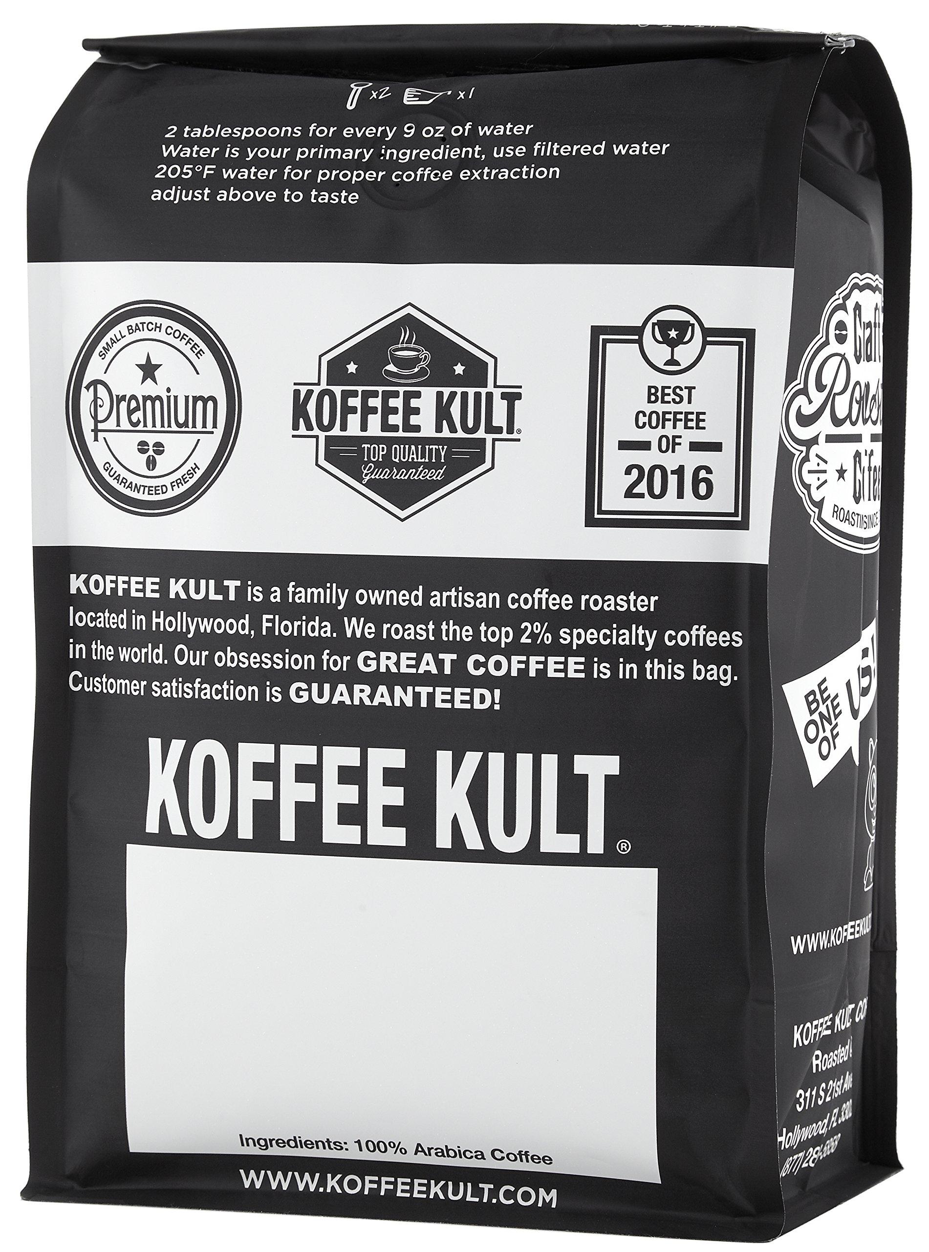 Koffee Kult Koffee Kult Koffee Kult Medium Roast Smooth and Flavorful Medium Roast Coffee Beans- Perfect for a Relaxing Cup Anytime (Medium Roast, 32oz)