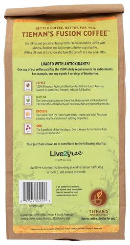 Tiemans Coffee TIEMANS COFFEE Premium Ground Decaf Coffee, 10 OZ