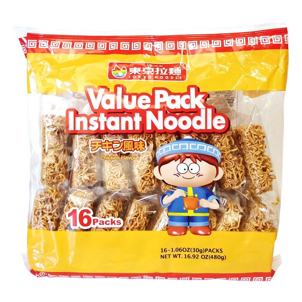 Tokyo Noodle Tokyo Noodle Value Pack Instant Noodle Chicken Flavour 16 Packs 480g