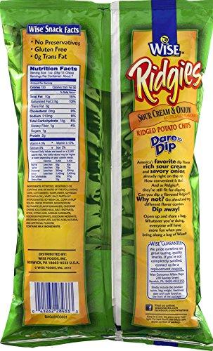 Wise Ridgies Sour Cream and Onion Wise Ridgies Sour Cream and Onion