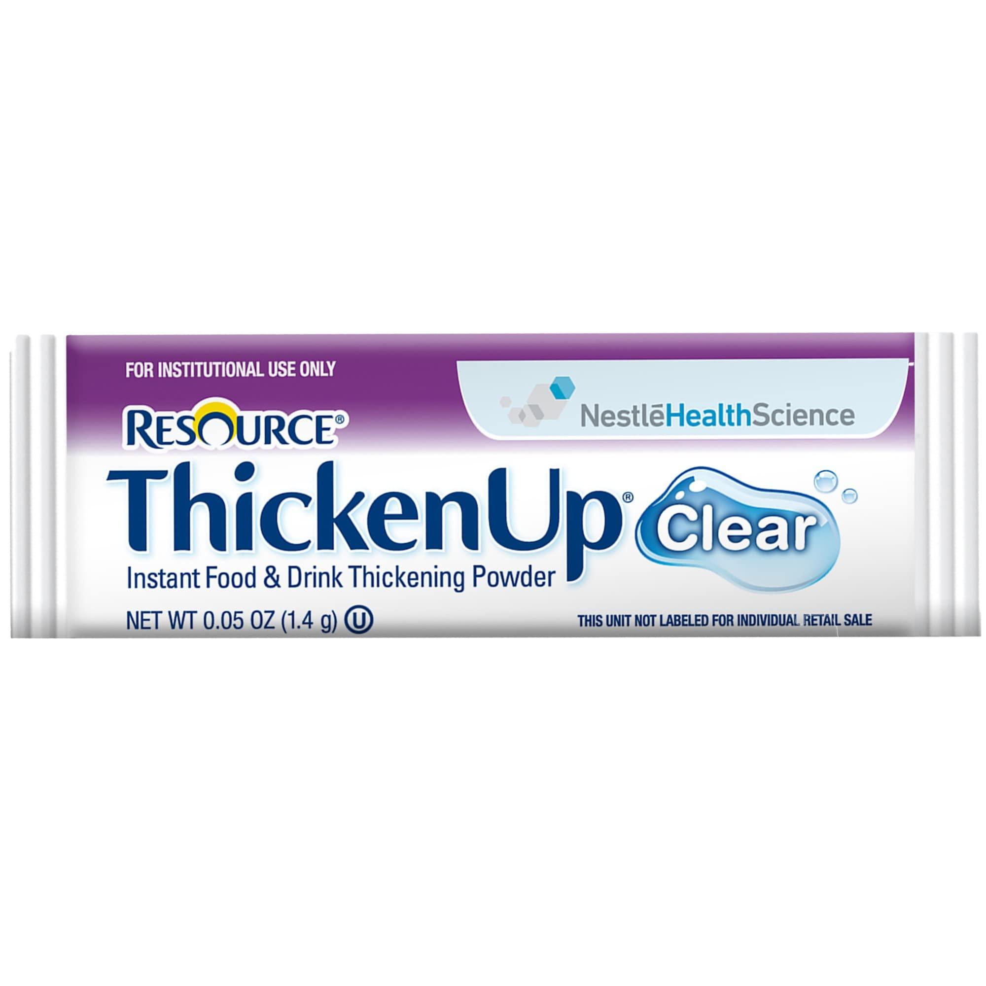 Ensur Resource Thickenup Clear Food and Beverage Thickener 1.4 Gram Stick Pack Unflavored Powder, 4390015193 - Case of 288