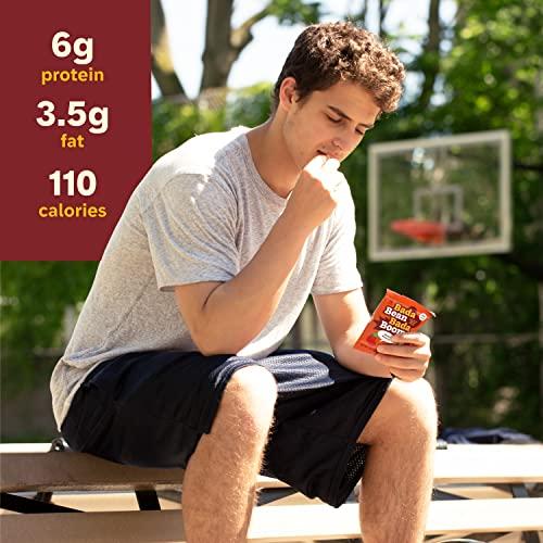 Enlightened Bada Bean Bada Boom - Plant-Based Protein, Gluten Free, Vegan, Crunchy Roasted Broad (Fava) Bean Snacks, 110 Calories per Serving, Sweet Sriracha, 4.5 Ounce (Pack of 6)
