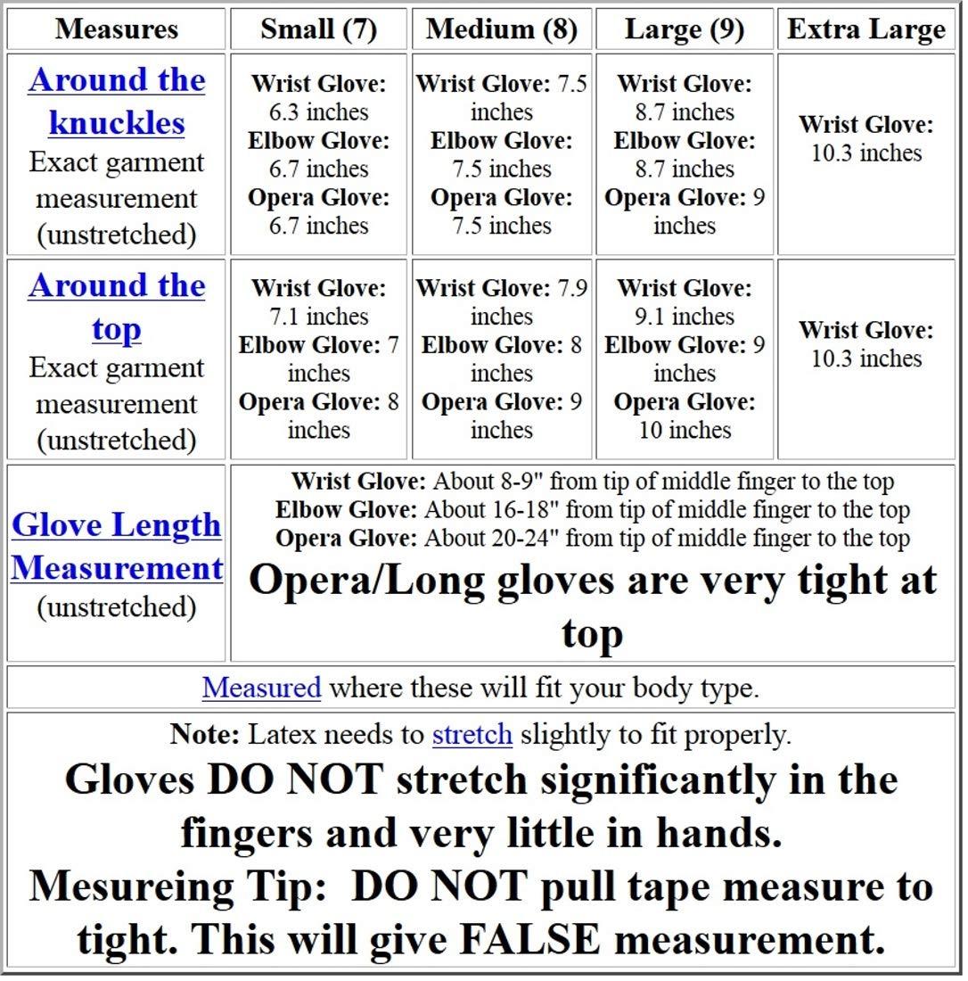 Latexa Premium Latex Long Gloves (Opera Length) Fetish - White (Large - Washed & Shined)