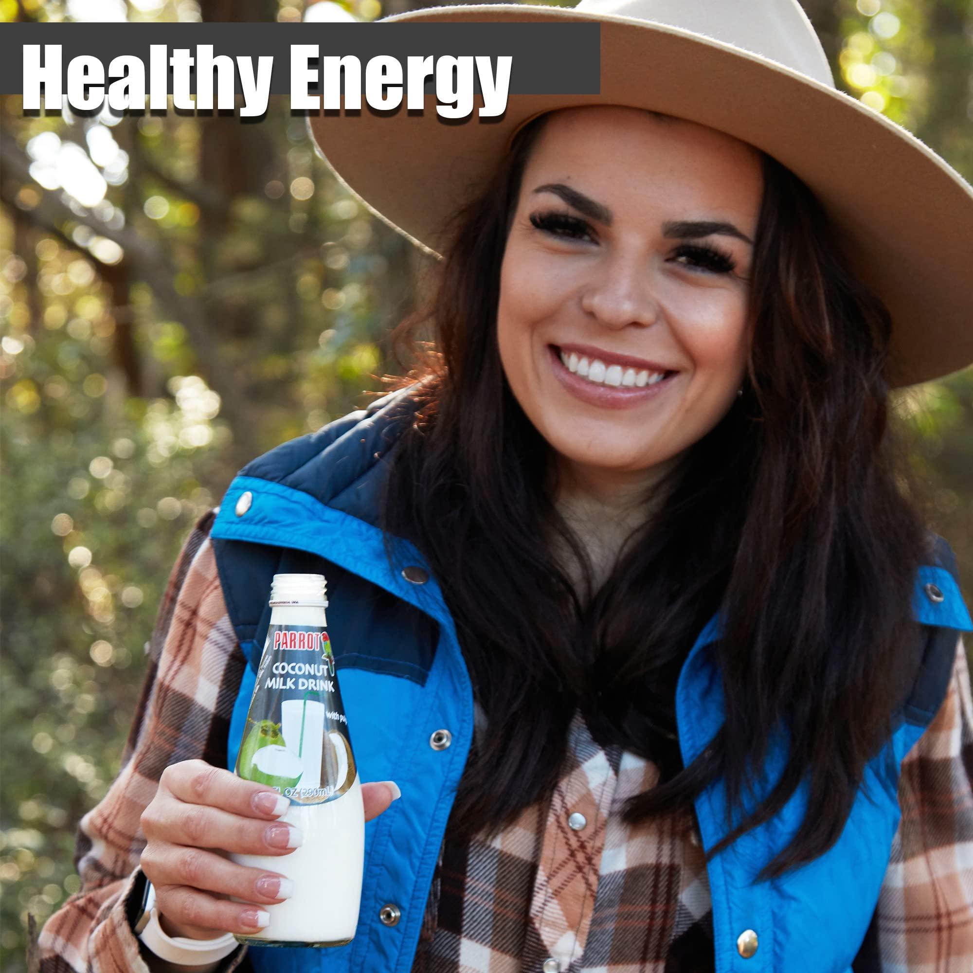 PARROT Parrot Brand Coconut Milk Drink Original with Pulp and Coconut Water with Pulp 9.8 fl. oz. 290mlPack of 12