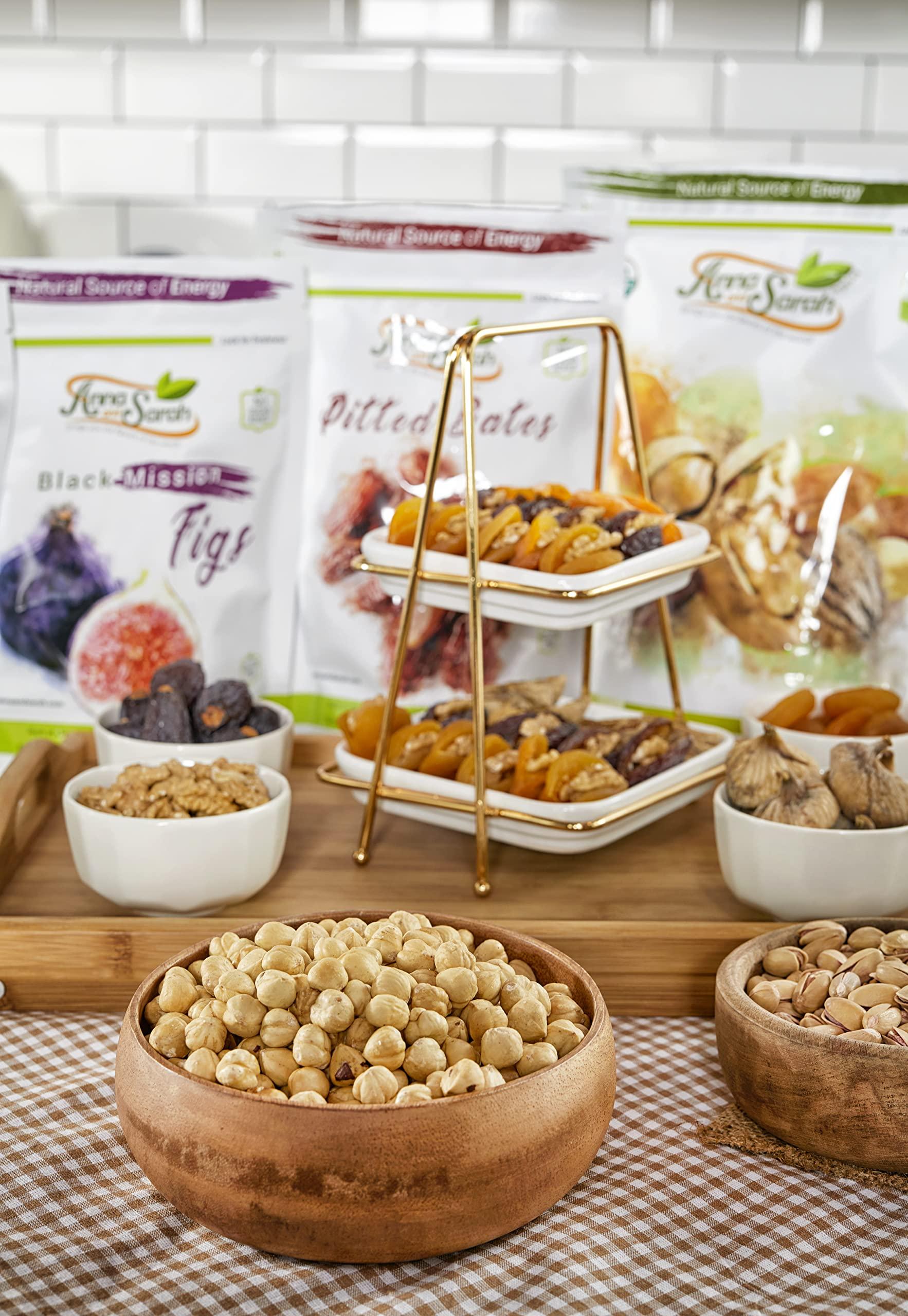 Anna and Sarah Anna and Sarah Organic Sweet Apricot Kernels 16 oz, 100% Natural Whole Raw Apricot Seeds, Sun Dried, Gourmet Ingredients, Spices and Seasonings for Cooking, Large Size Bulk in Resealable Bag