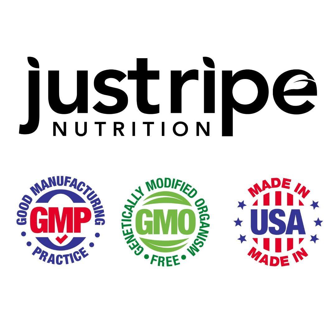 Just Ripe Nutrition Field of Greens Superfood Powder with Organic Spirulina, Chlorella, Beet Root Powder - Bacillus Coagulans Probiotic, A Plant-Based Mix Supporting Gut Health, Immunity, Bloom into Health, 28 scoops (4)