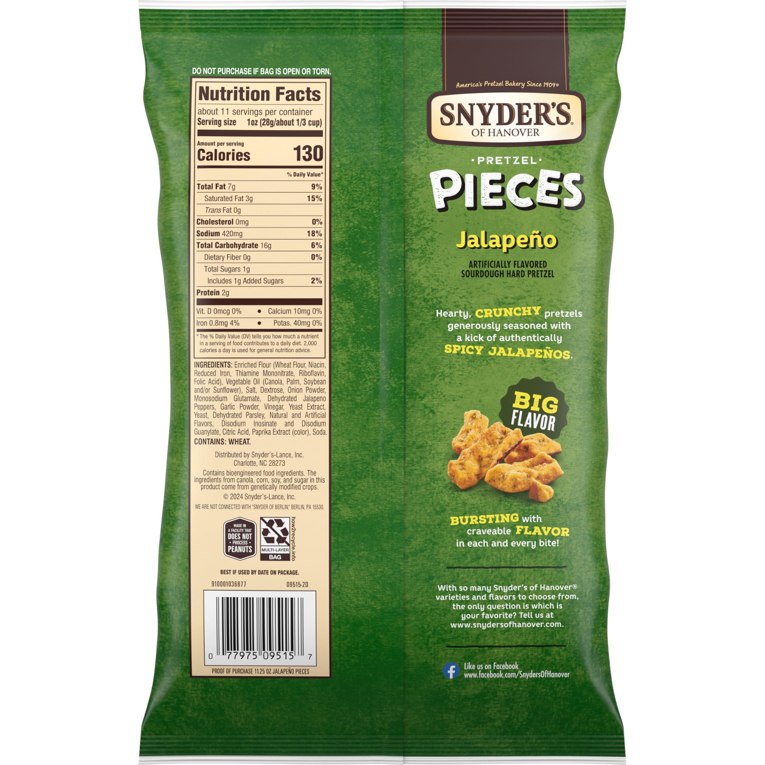 Snyder's of Hanover Snyder's of Hanover Pretzel Pieces, Jalapeno, 11.25 Oz