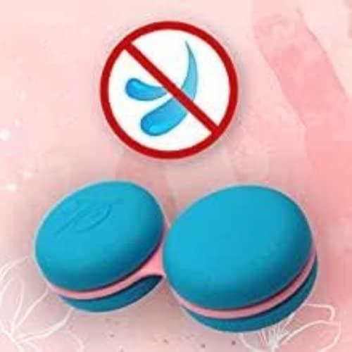 SPORTS WORLD VISION Sports Vision's 3 Pieces New Macaroon Dark Blue Contact Lens Storage/Soaking Case CE Marked