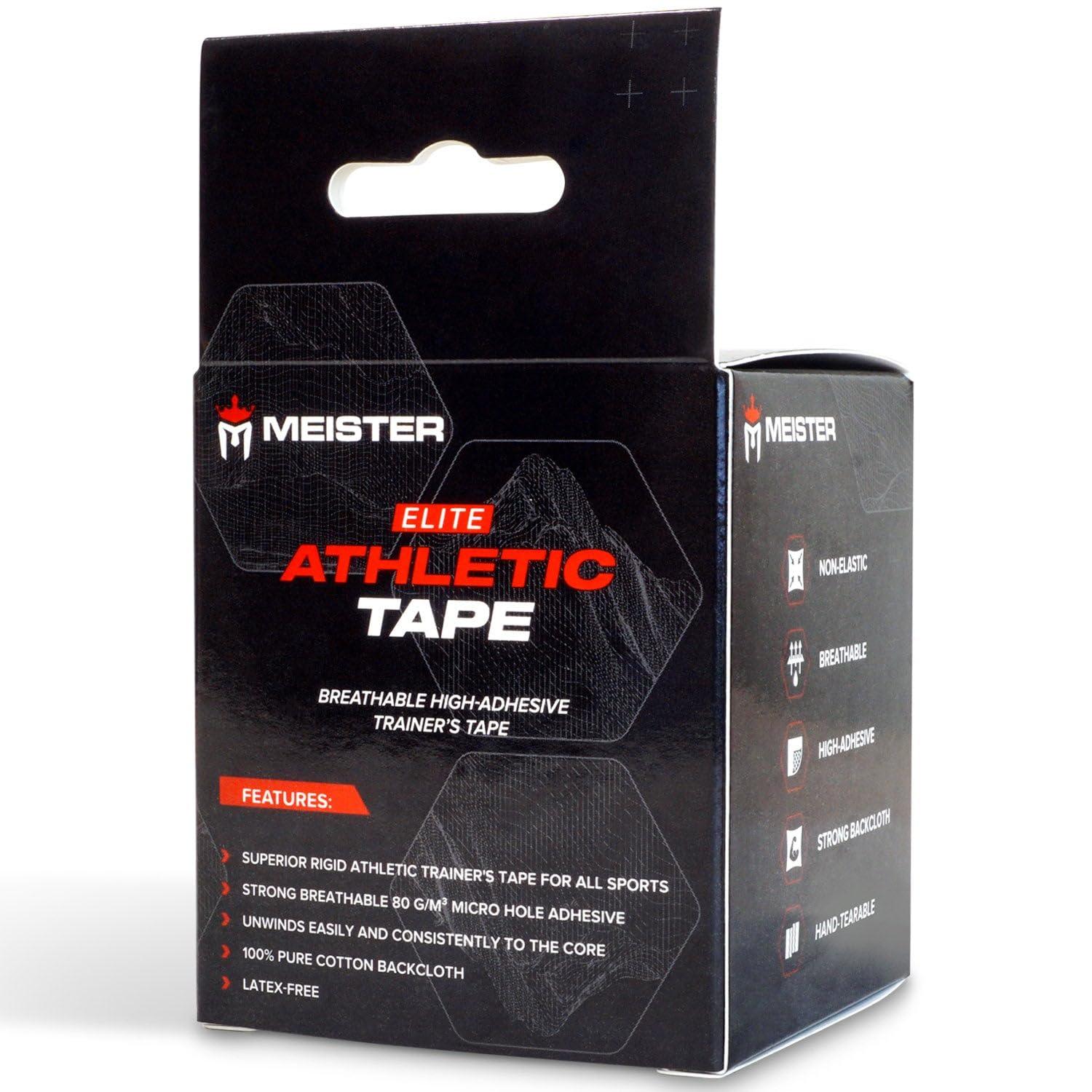 Meister Meister Elite Athletic Tape - Breathable High-Adhesive Trainer\'s Tape - 2 Roll Pack - Pride Flag