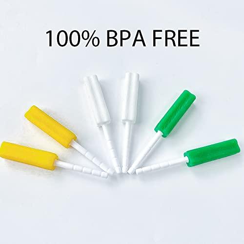 Yining Orthodontics Chewies for Invisalign Aligner Trays, 4 Chewies, Mint Scented, Cuboid, Non-Slip