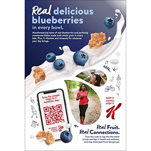 Special K Special K Breakfast Cereal, 11 Vitamins and Minerals, Made with Real Blueberries, Blueberry, 11.6oz Box (1 Box)