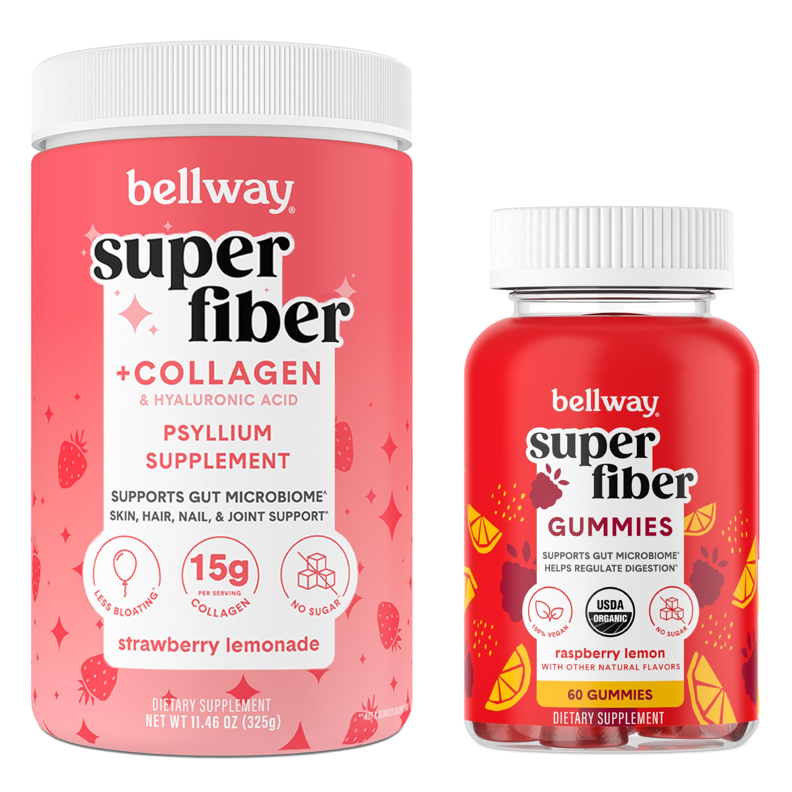 Bellway Bellway Super Fiber Powder + Collagen, Strawberry Lemonade Super Fiber Gummies