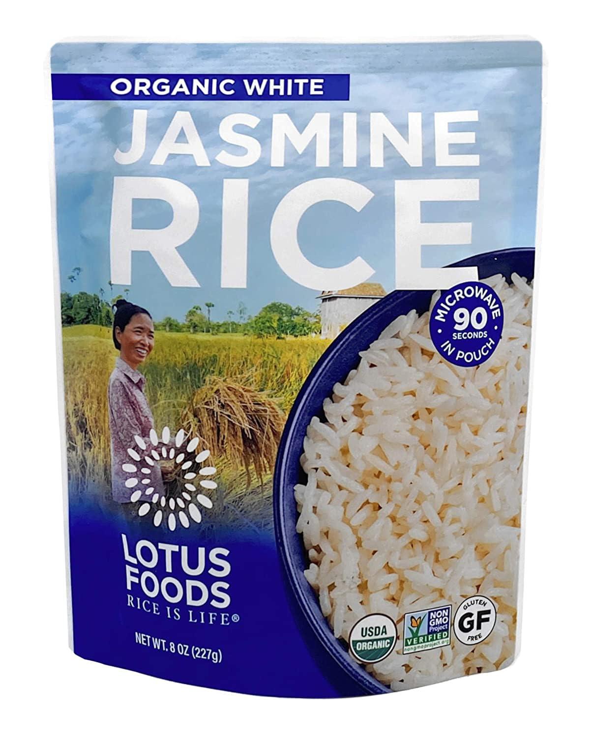 Lotus Foods Lotus Foods, Organic White Jasmine Rice, 8 Ounce