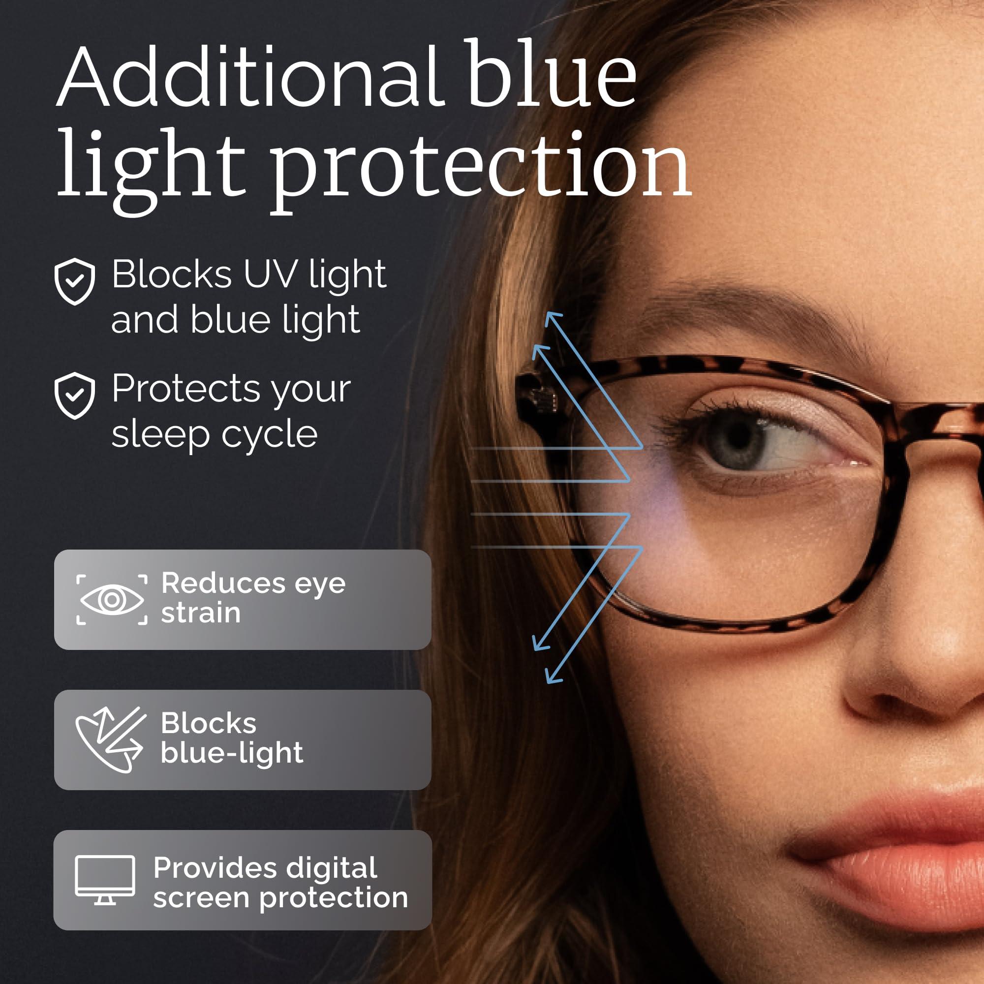 CCVOO CCVOO Reading Glasses for Women/Men, Eyeglasses, Blue Light Readers for Women/Men, Computer Eye Glasses, Cheaters