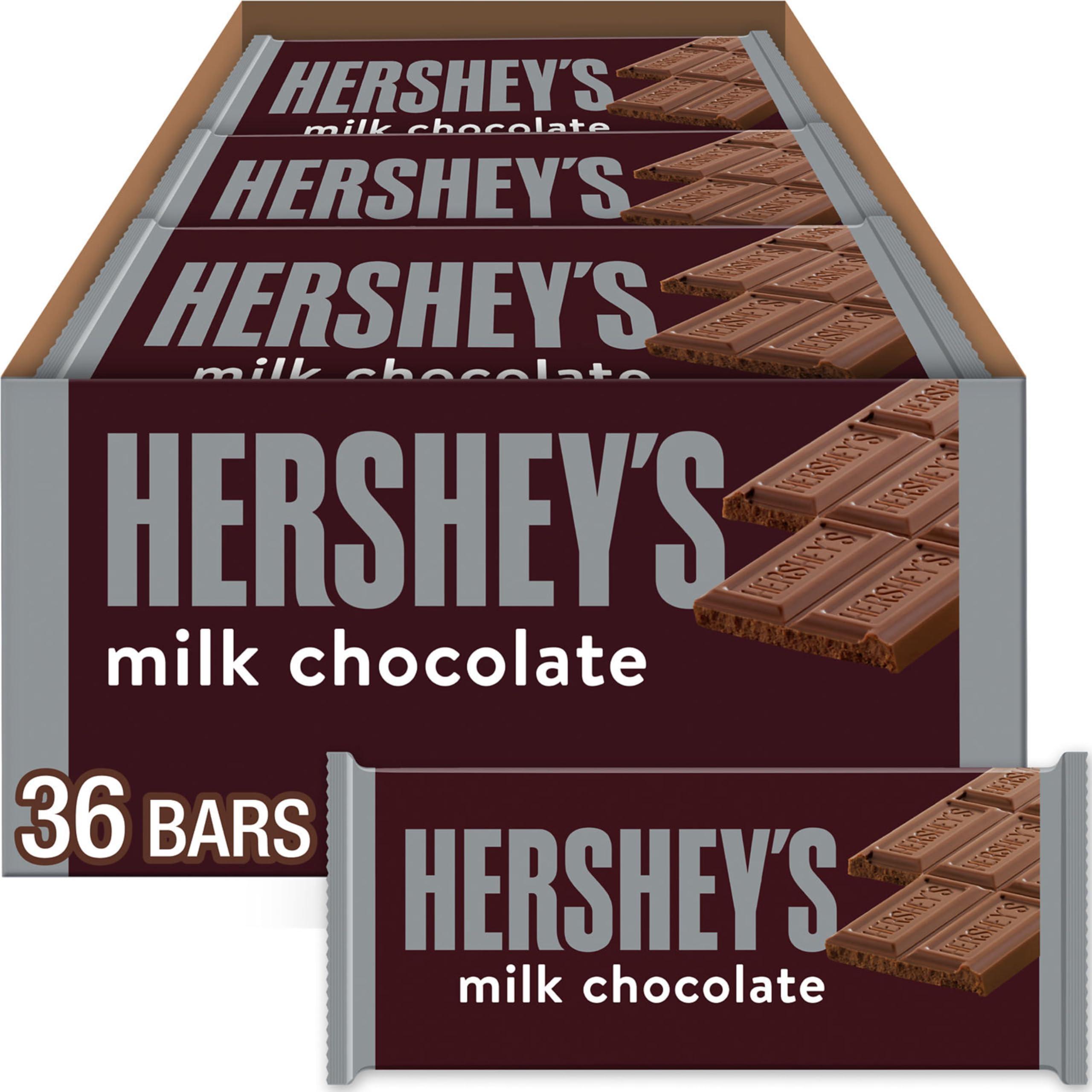 HERSHEY'S HERSHEY\'S Milk Chocolate Candy Bars, 1.55 oz (36 Count)