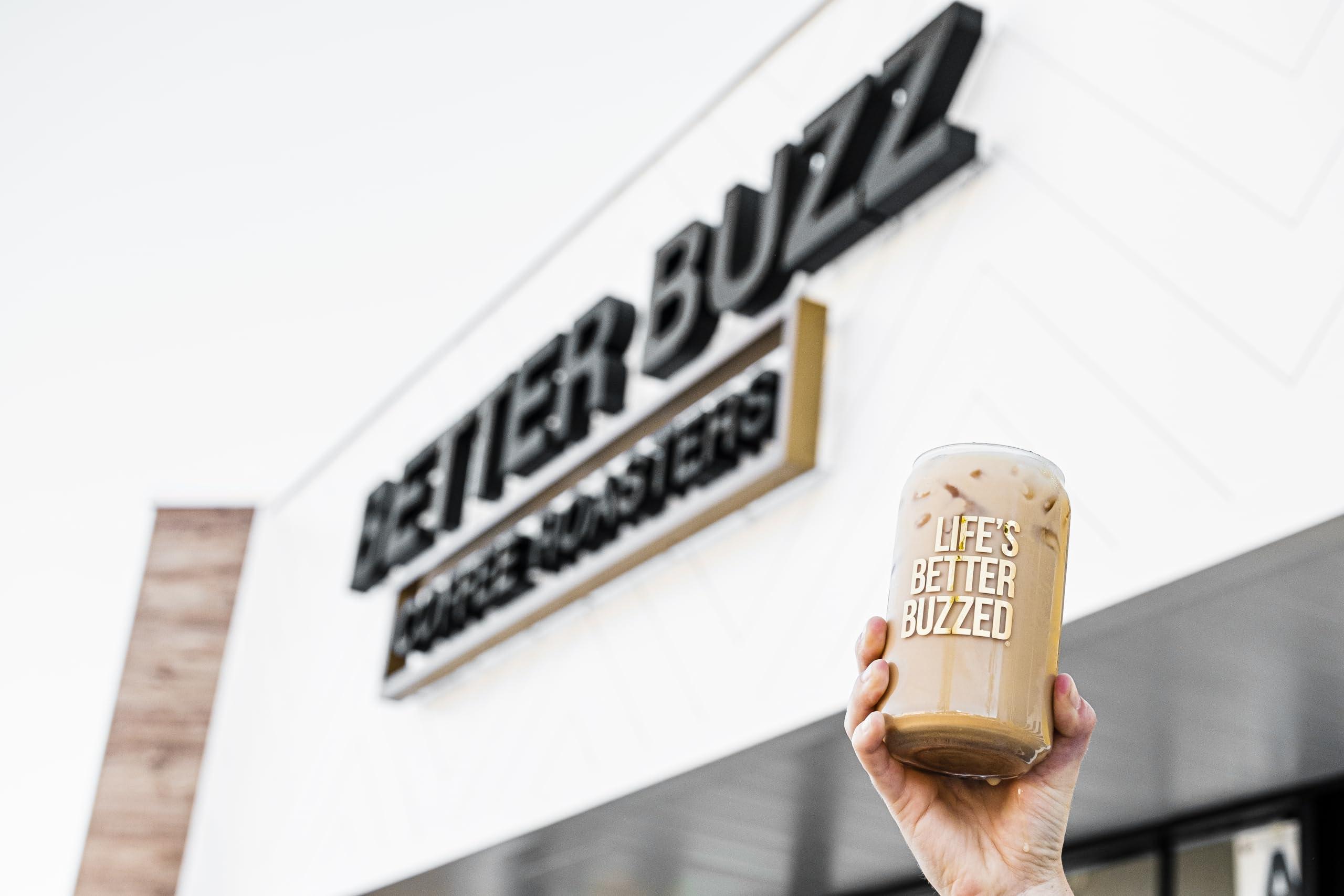 Better Buzz Coffee Roasters Better Buzz Decaf Espresso Dark Roast Whole Bean Coffee 12oz, Swiss Water Processed