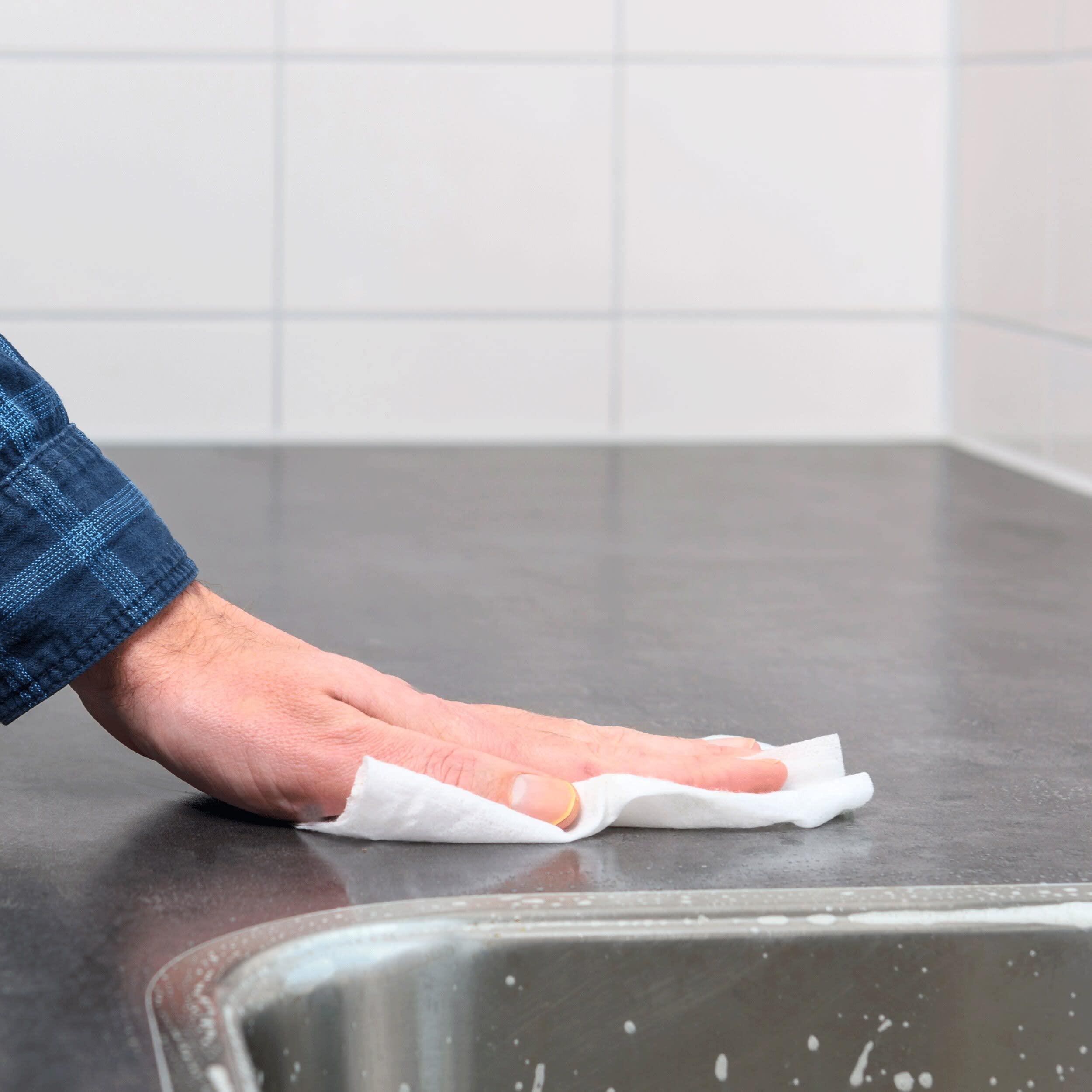 Tork Tork Everwipe Disinfectant Wet Wipe Jumbo Rolls Starter Pack with White Buckets, High Capacity Refills, 2 x 800 wipes and 2 buckets, 192806 (10100-2B)