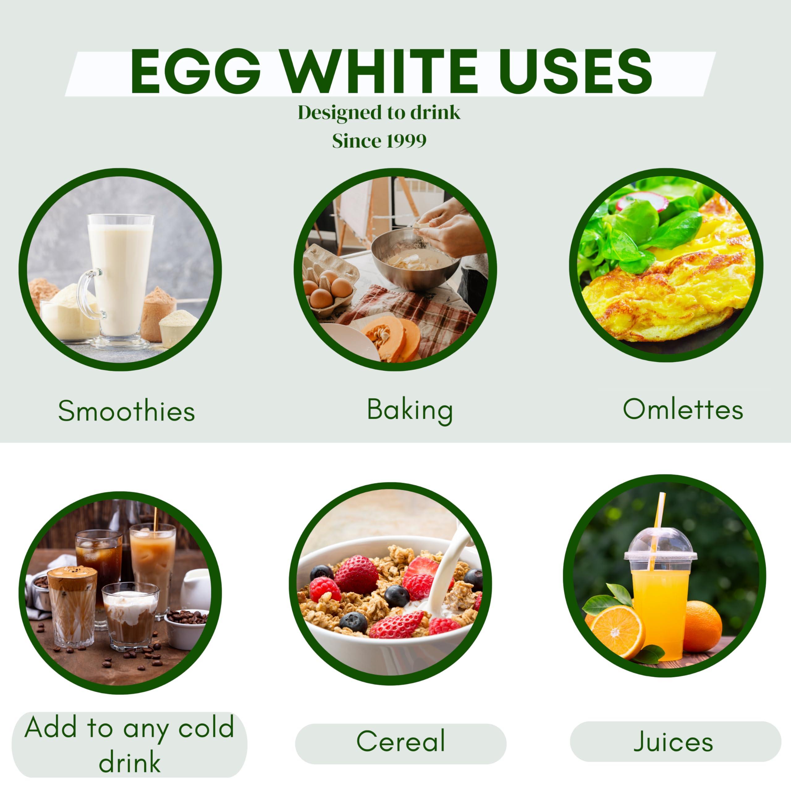 EGG WHITES INTERNATIONAL WWW.EGGWHITESINT.COM Egg Whites International 100% Pure Liquid Egg White Protein Designed to Drink. Now 100% CAGE Free (2 Half Gallons)