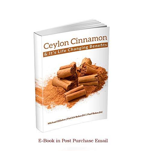 Coconut Country Living's Coconut Country Living's organic Ground Ceylon Cinnamon 3.5 oz- True Raw Powdered Cinnamon Bark from Sri Lanka - Premium Grade Mild, Naturally Sweet Spice for Health & Food - Complimentary eBook