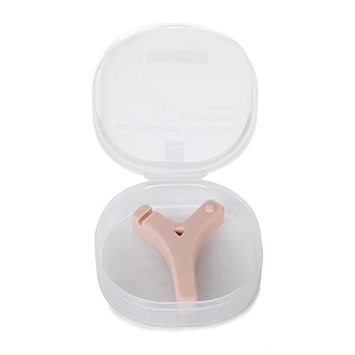 Zeenchoice Zeenchoice Orthodontic Aligner Chewies Dental Chompers Trays Seaters Multifunctional Y-shaped Orthodontics Chew for Clear or Metal Braces with Storage Case Help Correct Pink/Peach Scented flavor