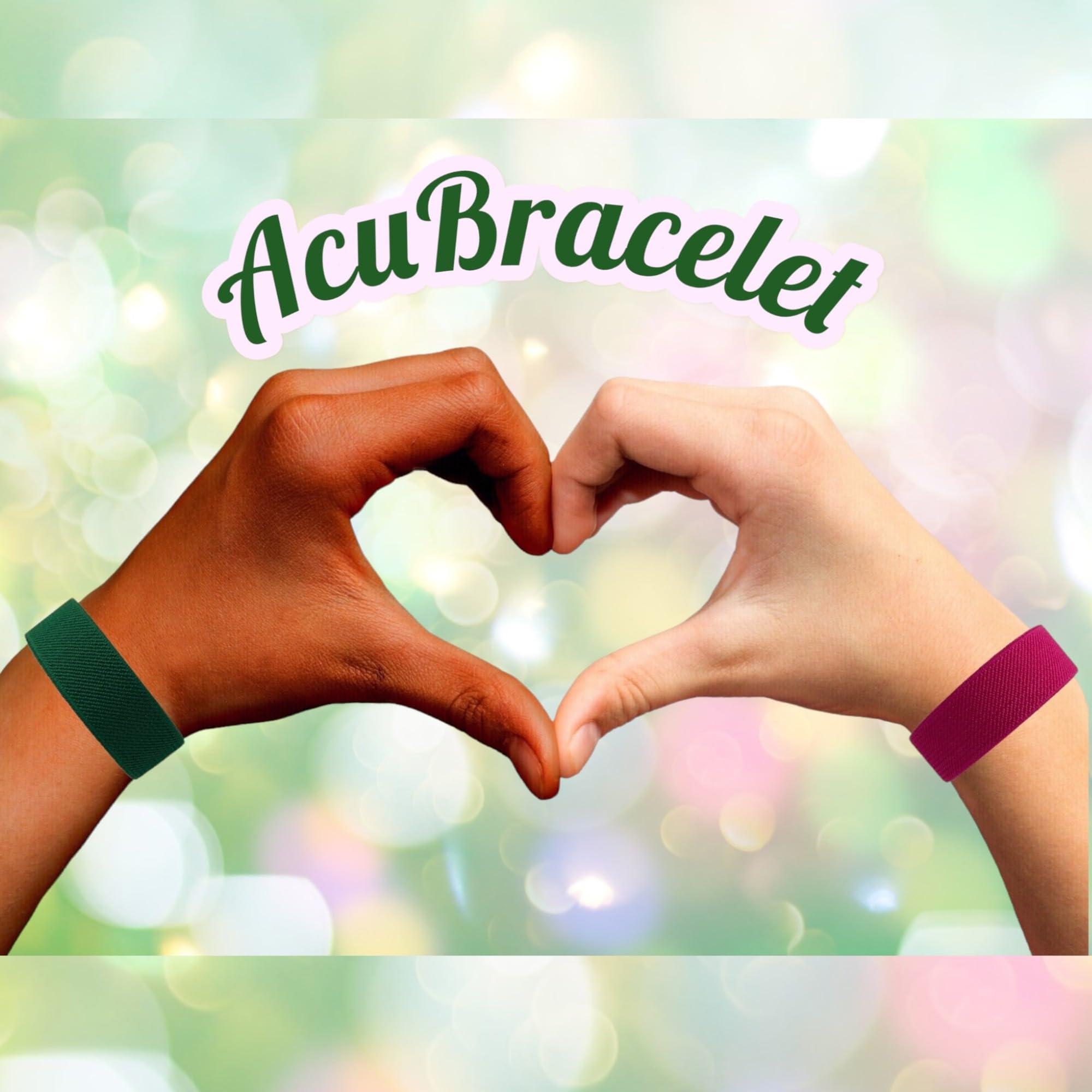 AcuBracelet Menopause Relief Bracelet  Natural Hot Flash, Night Sweats, Sleep Aid, Mood Support, with Clary Sage and Snap Technique (XLarge 9)