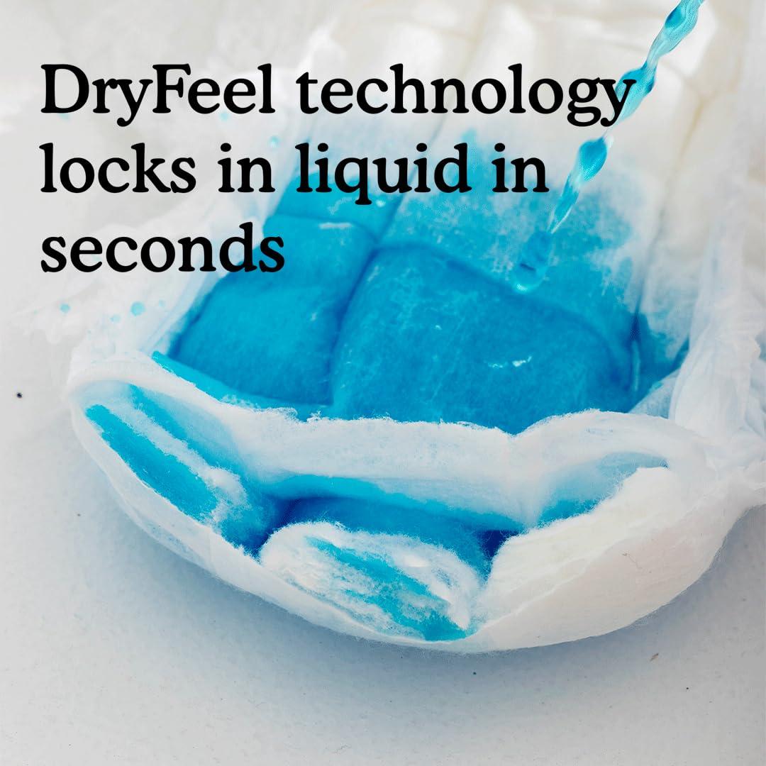 Because Because Overnight Absorbency Pull Ups - Adult Disposable Incontinence Underwear, Extra Absorbent Nighttime Pull Ups for Men and Women, White, Large, 20 Count