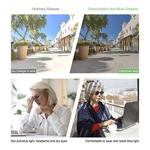 YIMI YIMI 2 Pairs Bifocal Reading Glasses Blue Light UV400 Protection Sport Sunglasses Far and Near Dual Use for Men Women Eyewear(Black and Brown, 2.50, multiplier_x)